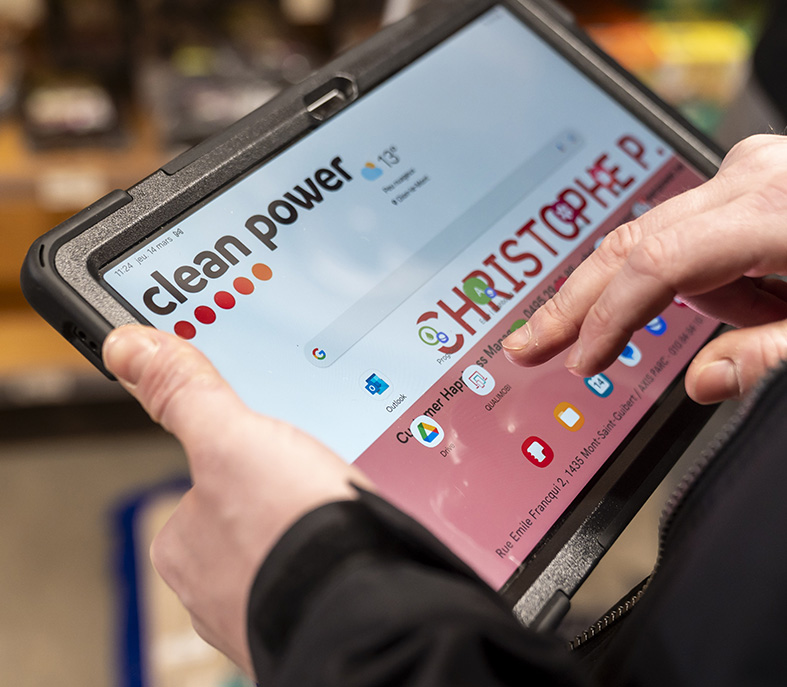Manager responsable du nettoyage de votre entreprise.